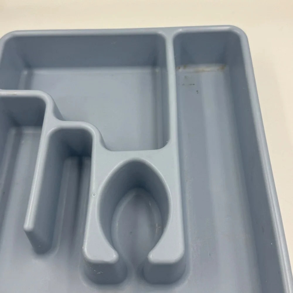 Rubbermaid Flatware‎ Drawer Organizer Blue Vintage 2921 Tray